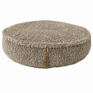 SALE . EINZELSTÜCK . GRÖßE M . HUNDELIEBE WOUF POUF CURLY Beige