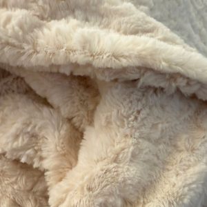 SALE . EINZELSTÜCK . GRÖßE XL . HUNDELIEBE WOUF POUF CURLY ECRU