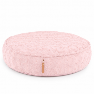 SALE . EINZELSTÜCK . GRÖßE XL . HUNDELIEBE WOUF POUF WAVE ROSA