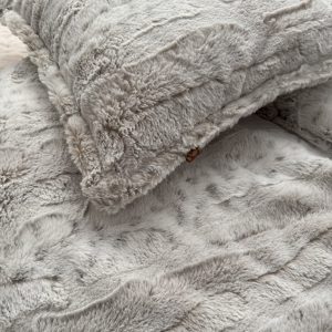HUNDELIEBE WOUF SET Bettüberwurf / Decke und Kissen
